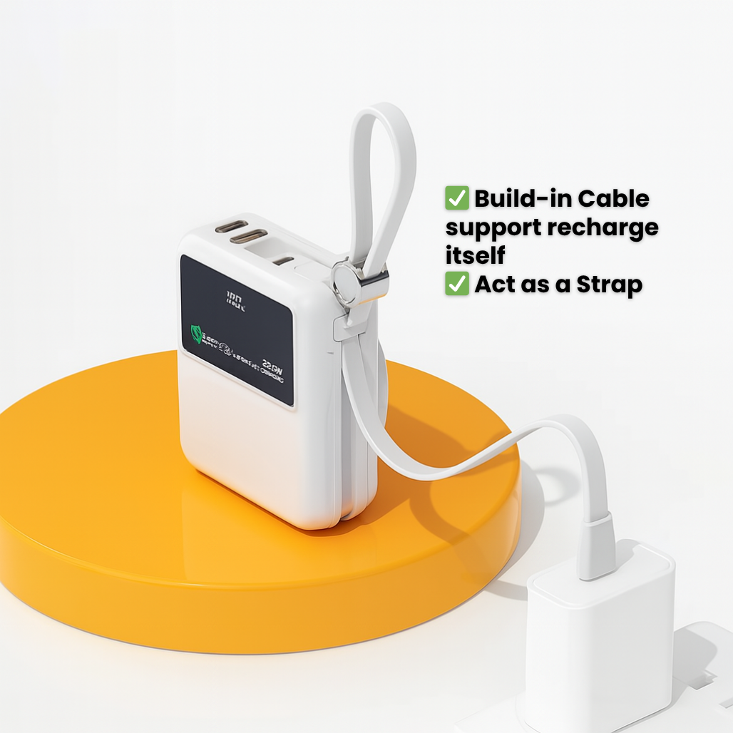 Mini Magsafe Powerbank –  15W Wireless Charger for iPhone Android Smartwatch | Pocket-size 10000mAh