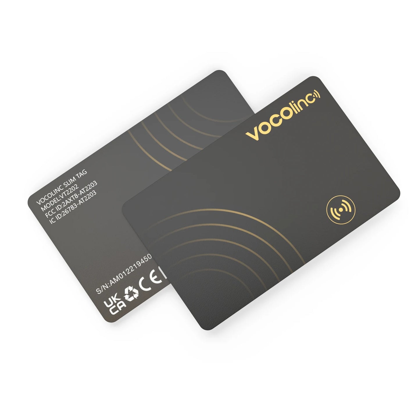 VOCOlinc Ultra-Slim Wallet Tracker Card – Apple Find My Compatible, Bluetooth Anti-Loss Smart Tag