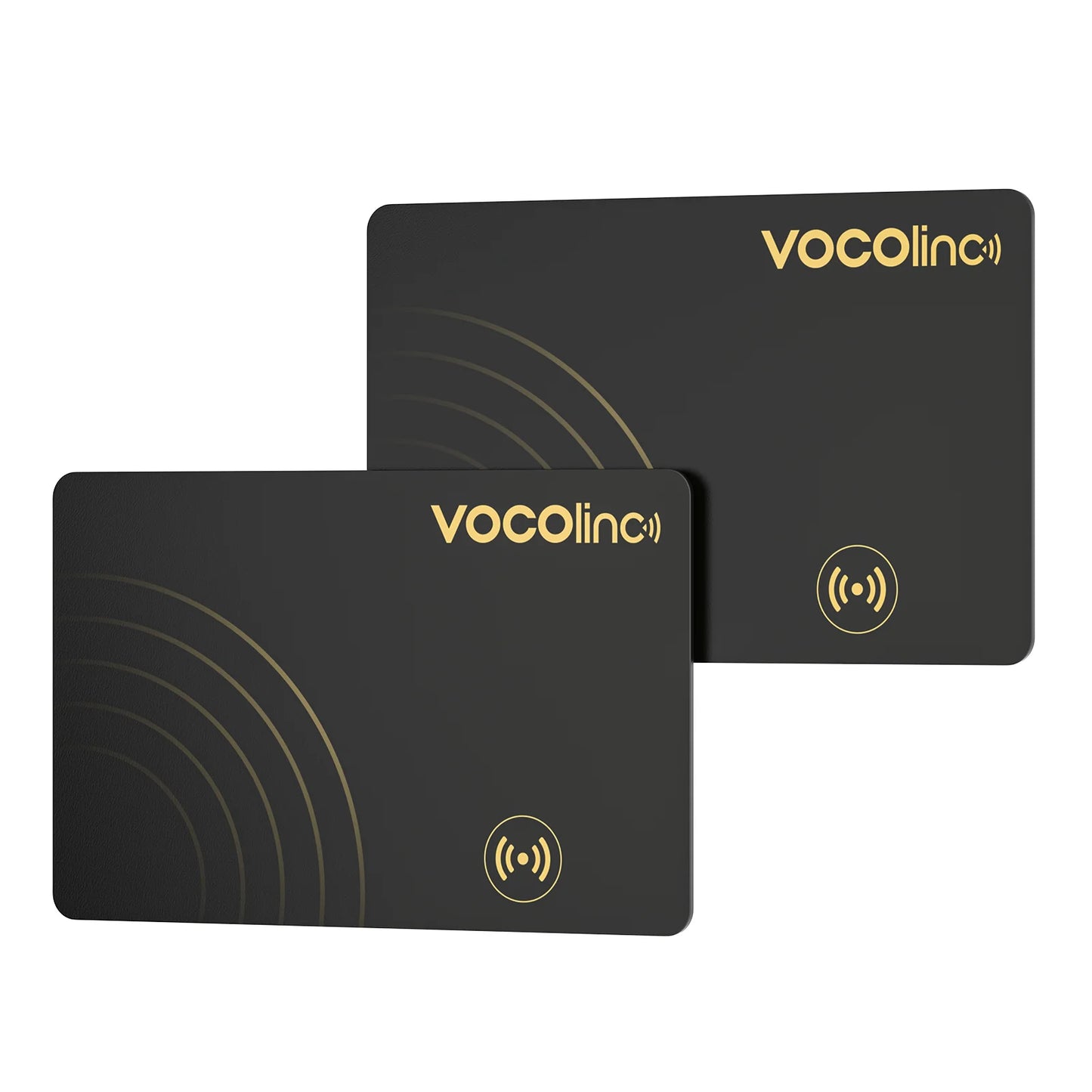 2pcs VOCOlinc Ultra-Slim Wallet Tracker Card – Apple Find My Compatible, Bluetooth Anti-Loss Smart Tag